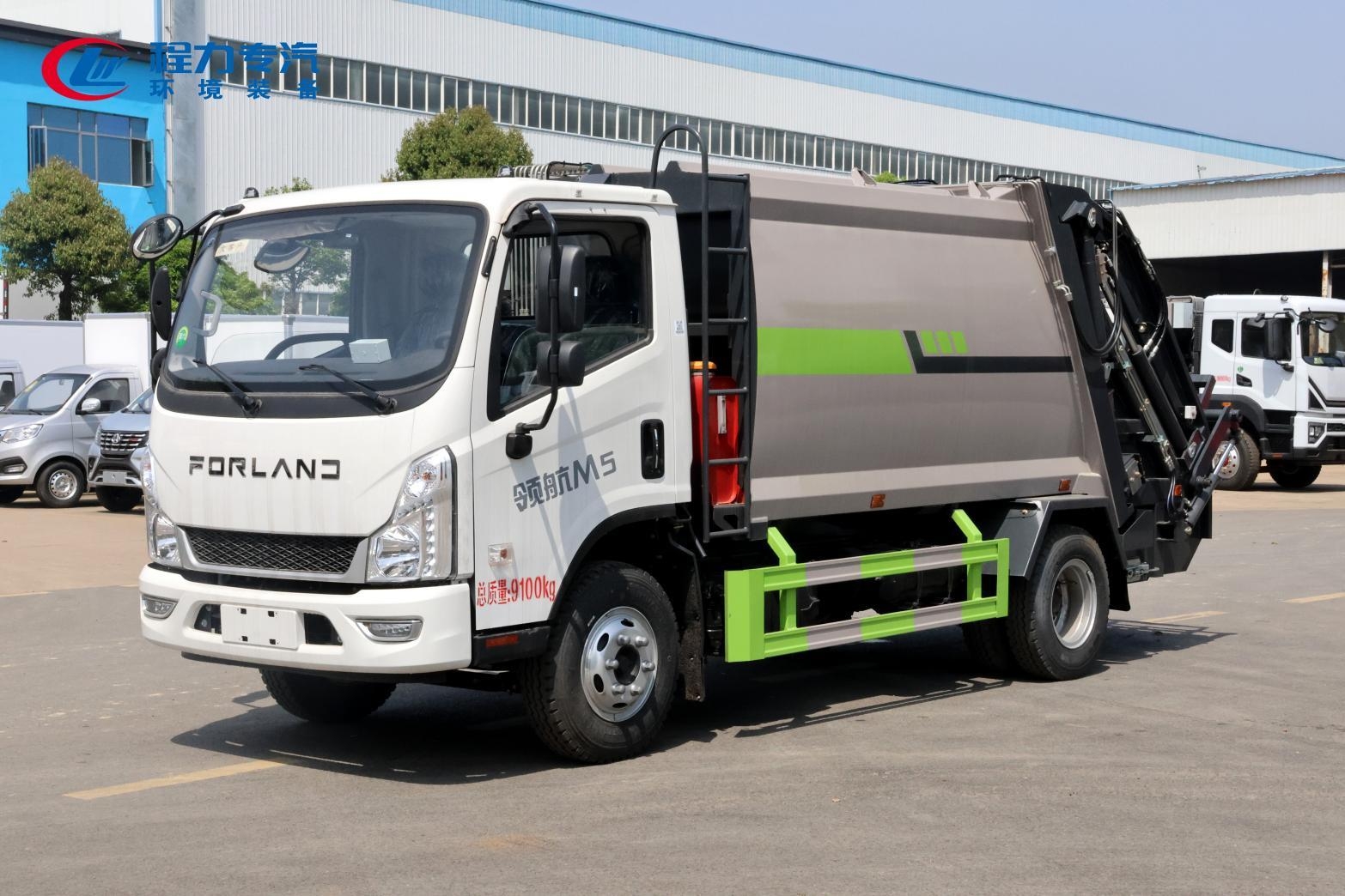Foton Linghang M5 Blue-Plate Garbage Compactor Truck Foton Linghang M5 Blue-Plate Garbage Compactor Truck