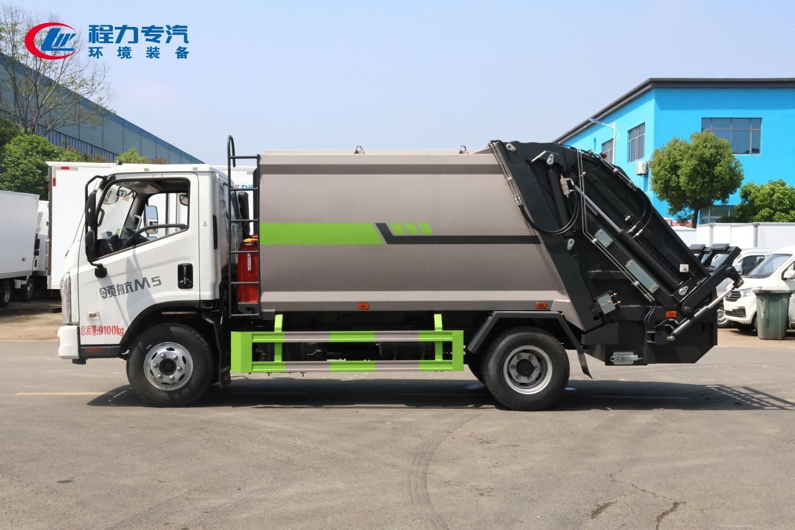Foton Linghang M5 Blue-Plate Garbage Compactor Truck Foton Linghang M5 Blue-Plate Garbage Compactor Truck