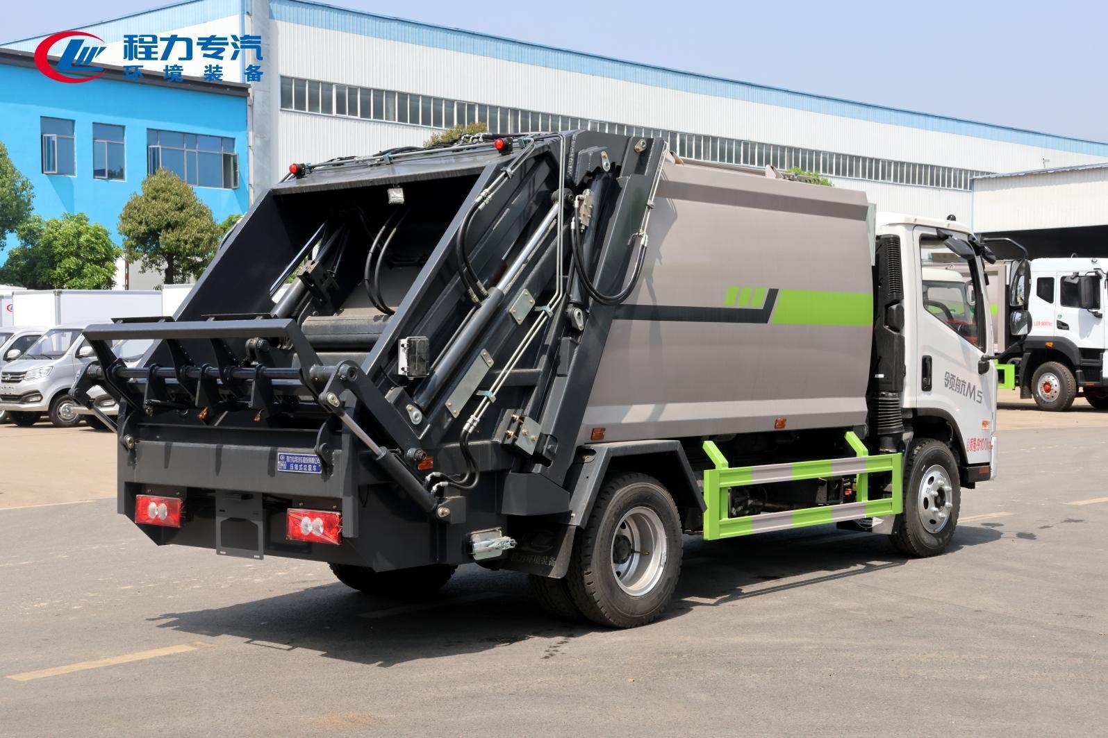 Foton Linghang M5 Blue-Plate Garbage Compactor Truck Foton Linghang M5 Blue-Plate Garbage Compactor Truck