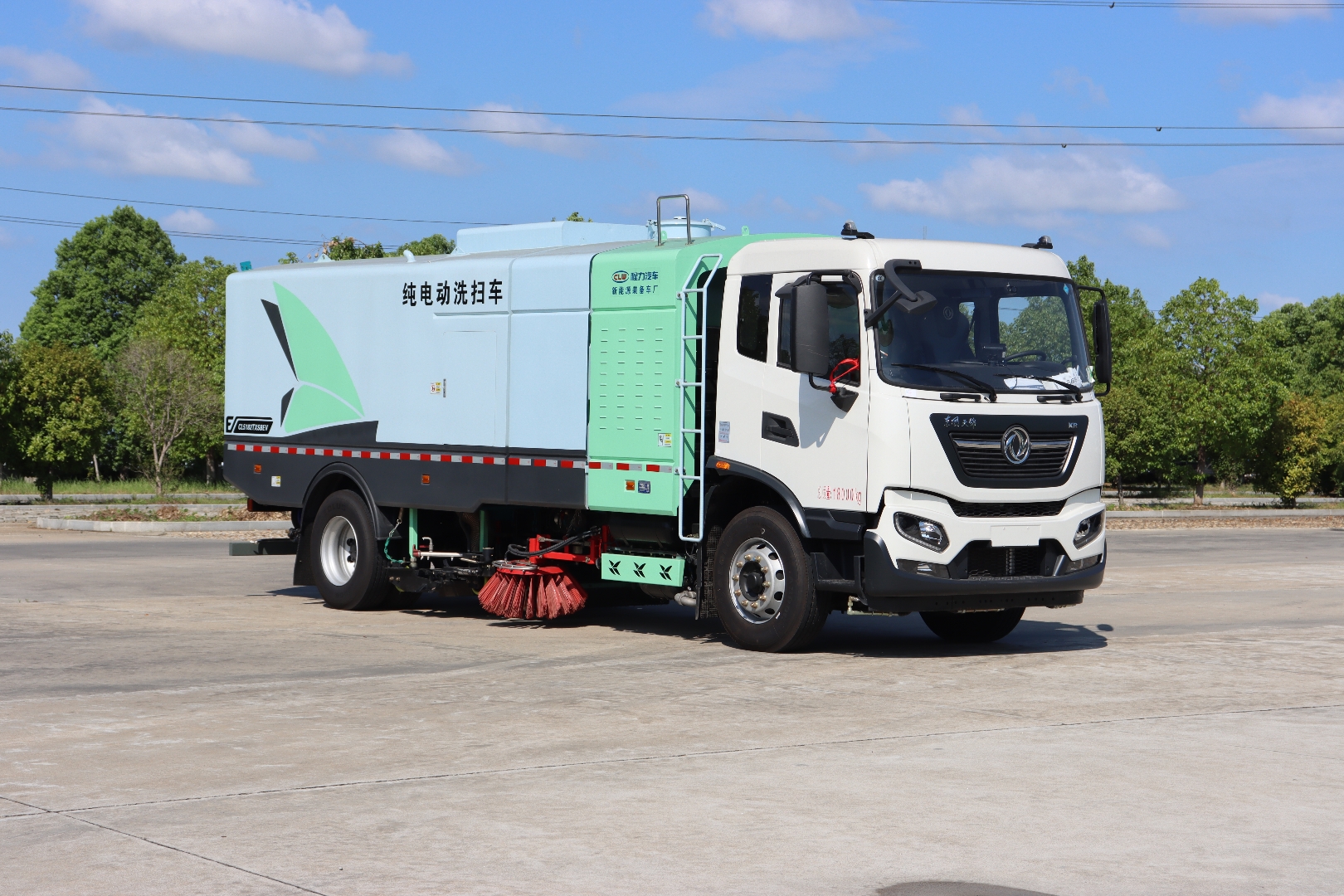 Chengli 18-Ton All-Electric Sweeper-Washer on Dongfeng Tianjin EQ1180GEVJ1 Chassis Chengli 18-Ton All-Electric Sweeper-Washer on Dongfeng Tianjin EQ1180GEVJ1 Chassis